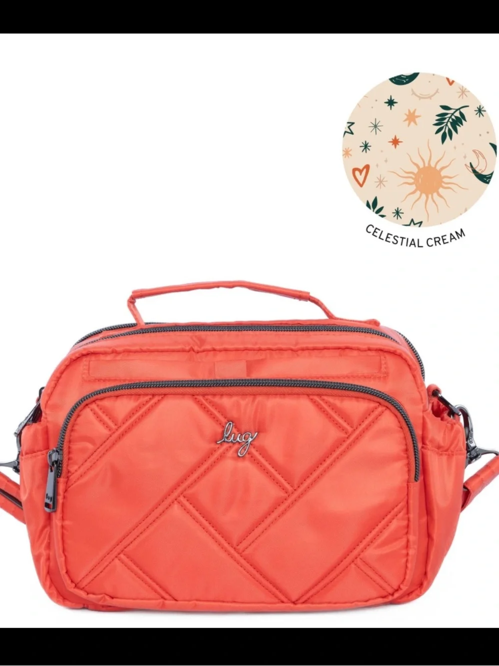 NWOT Lug Boomer Crossbody Bag in Papaya